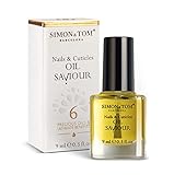 Simon&Tom - Nail Oil Saviour - Nagel und Nagelhaut Reparaturöl - 9 ml - Mit 100% Bio Öle...