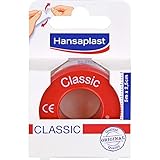 Hansaplast Fixierpflaster Classic (5 m x 2,5 cm), Tapeband zur einfachen und...