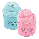 Fluffy Slime Set mit 2 er-Pack Cloud Schleim, Weich und sauber, Kinder...