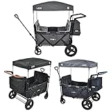 FableKids Bollerwagen Leo X4Plus mit Dach | Faltbarer Transportwagen | belastbar...