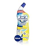 WC-Frisch WC Reiniger Gel Lemon (750 ml), WC Reiniger mit Lufterfrischer-Effekt,...