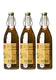 Farchioni Olio Extra Vergine Grezzo, Kaltgepresst, 1000 ml (3 x 1,0 l)