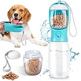 Tragbare Haustier Trinkflasche, 550ml Hund Katze Haustiere Auslaufsicher Wasserflasche mit...