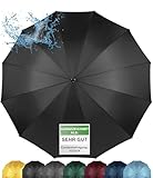 ADRIANO PORCARO® Regenschirm Sturmfest I Ø120cm Schirm I Regenschirm Groß XXL mit...