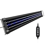 NICREW ClassicLED G2 Aquarium Beleuchtung, Steuerbar LED Lampe mit Mondlicht, IP67...