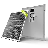 Newpowa 100W 12V Solarmodul Monokristallines 100 watt Solarpanel kompaktes Design...