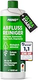 PRINOX® Abflussreiniger 1000ml EXTRA STARK - Profi Rohrreiniger löst Haare, Essensreste...