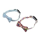 Supvox 6 STK Ostern hundehalsband Hunde mit Schleife Hunde mit Ostermotiv Hasen-Dekor...