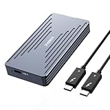 Inateck 40Gbps M.2 NVMe SSD-Gehäuse, Aluminium Festplattengehäuse, USB4.0/Thunderbolt 4,...