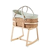 Geuther Moses Set Moses basket & Fuß 3-in-1: Stubenbett, Wiege und Tragekorb Sanfte...