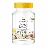 L Tyrosin Kapseln - 500mg L-Tyrosin pro Kapsel - 90 Kapseln - hochdosiert &...