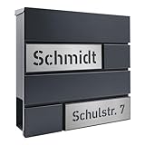 AlbersDesign - Personalisierter Design Briefkasten individuell mit...