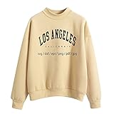 Pullover für Damen UK Zwerg Druck Rundhalsausschnitt Pullover Casual Bequem Herbst Tops...