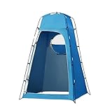 Camping -Duschzelt 1.3 * 1.3 * 2,1 m/4.3 * 4.3 * 6,9 Fuß Outdoor -Toilettenzelt mit...