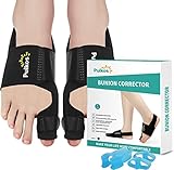 Puikos ein Paar Hallux Valgus Korrektur Hallux Schiene für Frauen Männer Big Toe Brace...