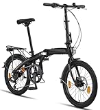 Licorne Bike Phoenix 20 Zoll Aluminium Faltrad Klapprad Scheibenbremse Discbremse...