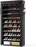 Vicye Schuhregal 10 Ebenen, Schuhschrank Hoch für 50 Paare Schuhe,...