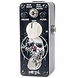 Sondery Metal Distortion Pedal für E-Gitarre, 3 Modi von Solo Turbo und Normal, Mini...