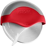 Kitchy Pizzaschneiderad - Pizzaschneider mit Klingenschutz und ergonomischem Griff -...