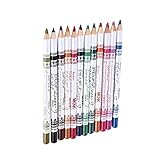 12 Farben Kajal Set, Farbe Eyeliner Bleistift Set, Kajal Liner, Kajalstift Komplettes Set,...