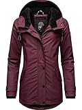 Navahoo Damen Winterjacke Kurze Regenjacke wasserdicht warm gefüttert mit...