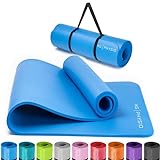 KG Physio Yogamatte Rutschfest und Gepolstert - Yoga Matte mit Tragegurt, Fitnessmatte,...