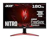 Acer Nitro KG241YS3 Gaming Monitor 23,8 Zoll (60 cm Bildschirm) Full HD, 180Hz, 1ms (VRB),...