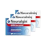 Neuralgin extra Ibu-Lysinat 400mg Schmerztabletten Sparset 3x20 Stück inkl. eines...