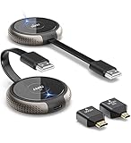 AIMIBO Wireless HDMI Sender und Empfänger 4K, Streaming Media Video/Audio/Datei...