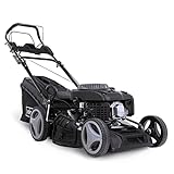 Scheppach MS225-53EB Benzin Rasenmäher Black Edition mit E-Start | Antrieb | 7PS | 53 cm...