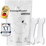 Ellicit® Nasenpflaster Transparent, 30er Pack Premium Nasenstrips, gegen Schnarchen,...