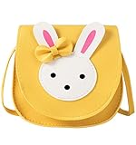 ORPAPA Mädchen Umhängetasche, Kinder Niedlicher Hase CrossBody Bag Handtasche...