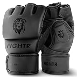 FIGHTR® Profi MMA Handschuhe für Grappling Sparring Training, Kickboxen Kampfsport Muay...