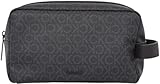 Calvin Klein Herren Kulturbeutel Must Mono Washbag mit Trageschlaufe, Schwarz (Classic...