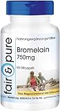 Fair & Pure® - Bromelain hochdosiert 750mg - vegan - hochdosiert - 1800 F.I.P - 90 DRcaps