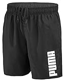 PUMA Herren Badehose Badeshorts Summer Deluxe Swim Shorts - New Black - Gr. XL