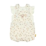 Steiff Baby-Mädchen Set Hose + T-Shirt Kurzarm, Eggnog, 92