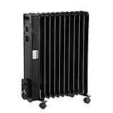 STAHLMANN Ölradiator ZR17 2500 Watt – Elektroheizung Energiesparend bis 50 qm Fläche...