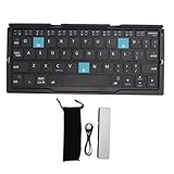 ciciglow Zusammenklappbare Bluetooth-Tastatur, Tragbare Taschentastatur, 3 Millionen...