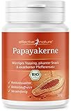 effective nature - Papayakerne - 50 g - Bio und in Rohkostqualität - Schonend...