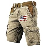 SRZYMJ Kurze Jeanshose Herren Stretch Größe 58 Shorts Herren Chino Hose Stretch...