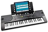 RockJam 49 Key Keyboard Piano with Power Supply, Sheet Music Stand, Piano Note Stickers &...