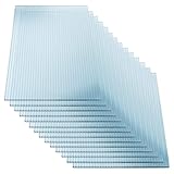 Vivodo Gewächshausplatten 4mm | 14 Stk. SET | Hohlkammerplatten | Polycarbonat | 60,5 x...