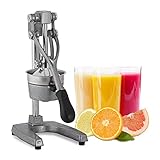 Relaxdays Saftpresse manuell, XL Orangenpresse, professionelle Fruchtpresse,...