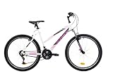 F.lli Schiano Women's Range Mountainbike, Weiß-Rosa, 26 Zoll