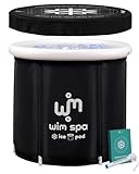 Wim Spa Ice Pod (80 cm Ø x 80 cm) XL - Faltbares isoliertes Eisbad/Eisfass für...