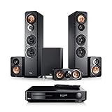 Teufel Ultima 40 Surround Impaq 5.1-Set Schwarz Heimkino Lautsprecher 5.1...