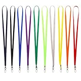 Popuppe 10 Stücke Schlüsselbänder Umhängebänder Nylon Lanyards Schönes Umhängeband...