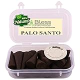 Bless International Palo Santo Incense-Cones Handmade-Hand-Dipped Organic-Chemicals-Free...