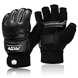 FitsT4 Sports MMA Handschuhe Boxhandschuhe gepolstert, Trainingshandschuhe Boxsack...